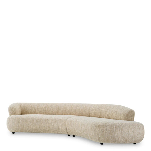 EICHHOLTZ Cordova Sofa 360 cm, Boucl sonata cream