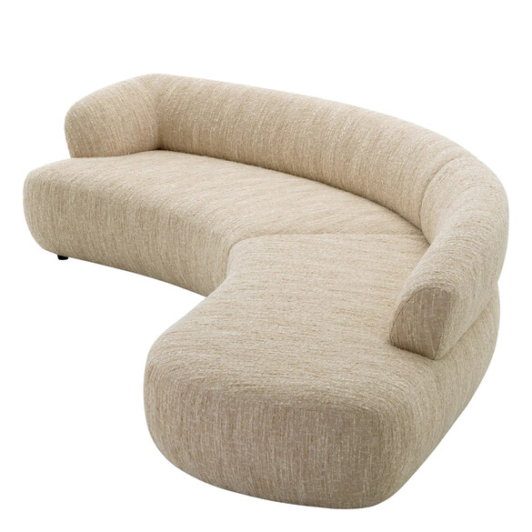 EICHHOLTZ Cordova Sofa 360 cm, Boucl sonata cream