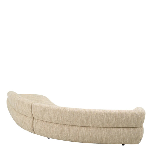 EICHHOLTZ Cordova Sofa 360 cm, Boucl sonata cream