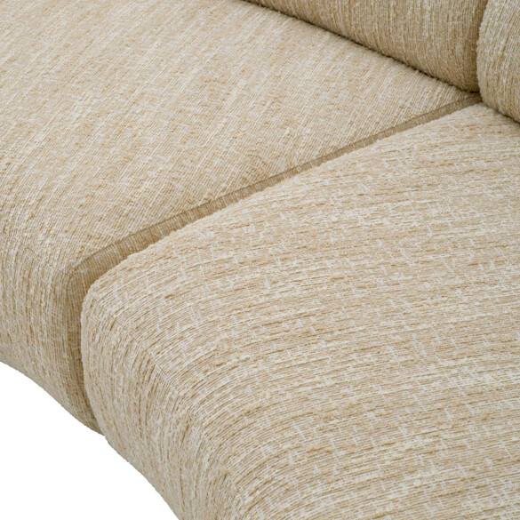 EICHHOLTZ Cordova Sofa 360 cm, Boucl sonata cream