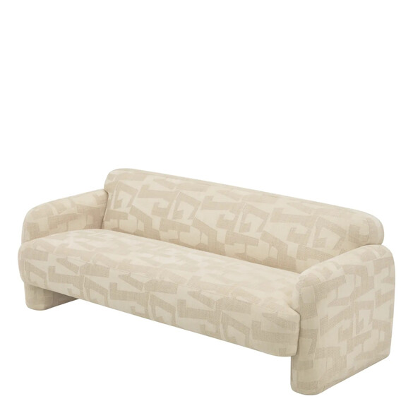 EICHHOLTZ Hernandez Sofa 220 cm, Brooklyn sand