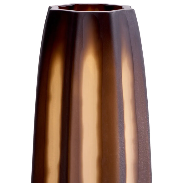 EICHHOLTZ Tiara L Vase, Dunkelbraun