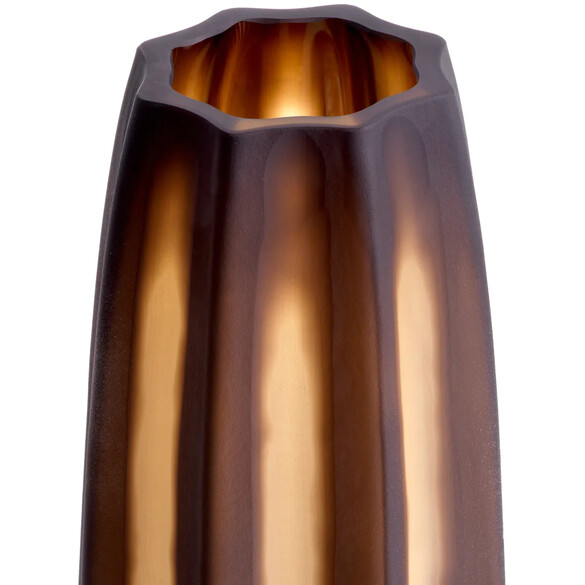 EICHHOLTZ Tiara L Vase, Dunkelbraun