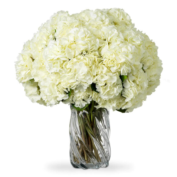 EICHHOLTZ Bouquet of Hydrangeas real touch Kunstblumenstrau 48 Stck, Weitne