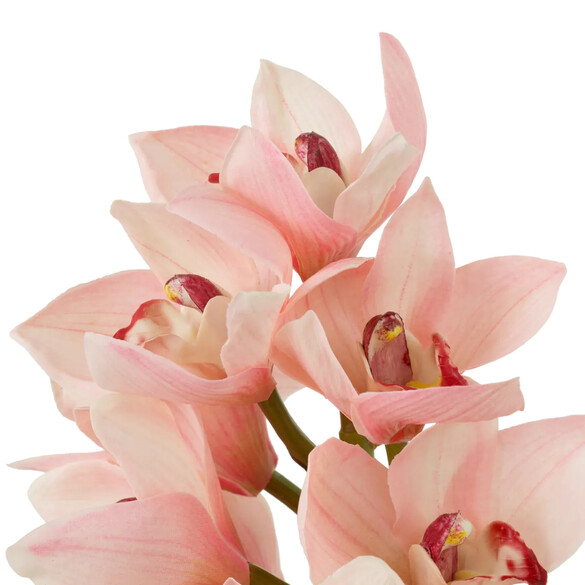 EICHHOLTZ Bouquet of Cymbidium Orchids real touch Kunstblumenstrau 36 Stck, Rosa- & Pfirsischtne