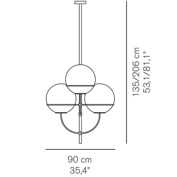 Oluce LYNDON 450 Pendelleuchte