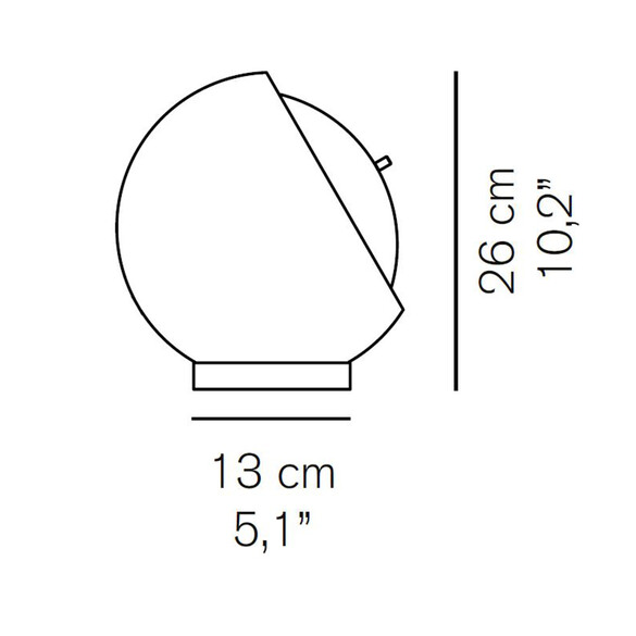 Oluce EVA 216 LED-Tischleuchte