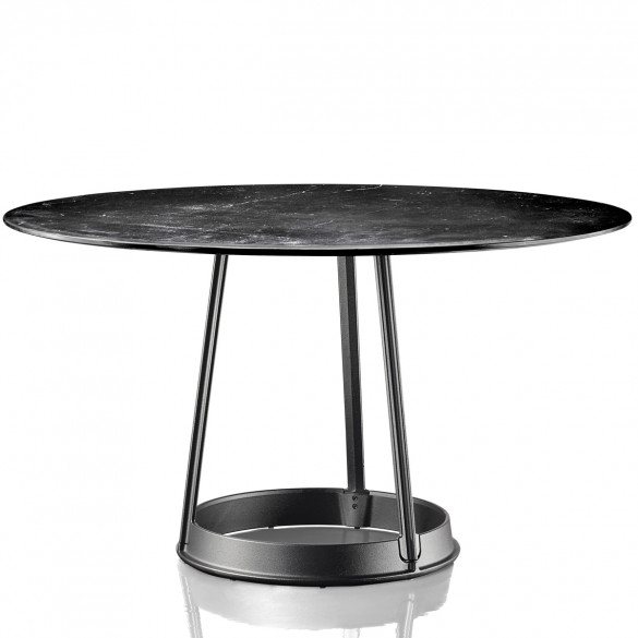 MAGIS Brut Tisch  130 cm mit Marmorplatte