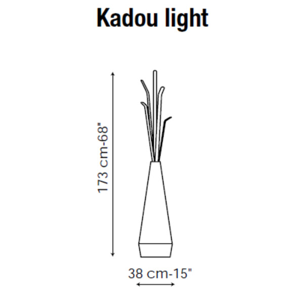 Bonaldo KADOU LIGHT Kleiderstnder mit Beleuchtung