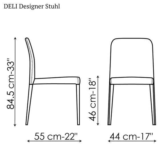 Bonaldo DELI Designer Stuhl