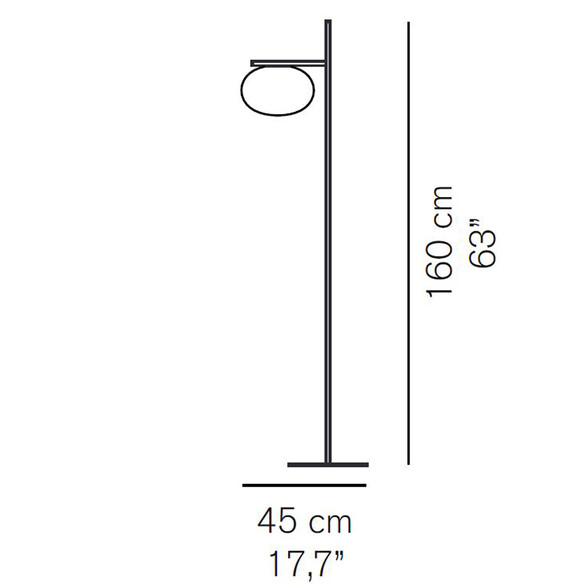 Oluce ALBA 382 Stehleuchte - SONDERPREIS