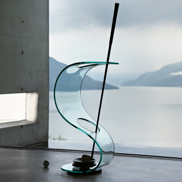 FIAM Cobra Regenschirmstnder aus gebogenem Glas