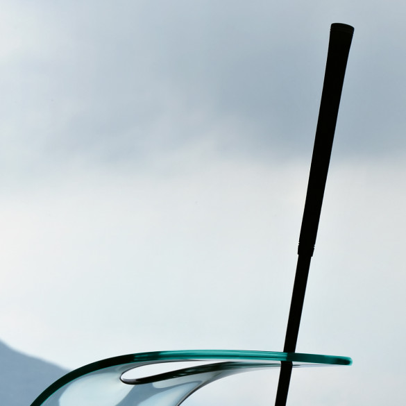 FIAM Cobra Regenschirmstnder aus gebogenem Glas