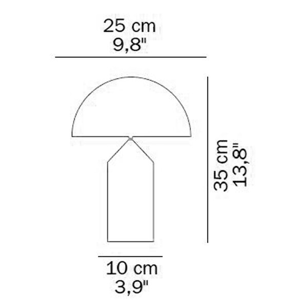 Oluce Atollo 236 Tischleuchte
