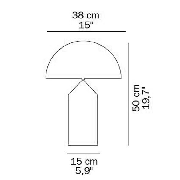 Oluce Atollo 237 Tischleuchte