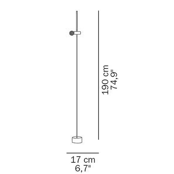 Oluce Agnoli 387 Stehleuchte