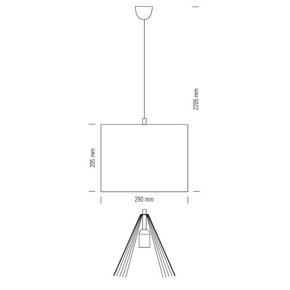 Tecnolumen BOOKLIGHT Pendelleuchte - SONDERPREIS