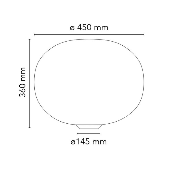 Flos GLO-BALL BASIC 2 Tischleuchte  45 cm - SONDERPREIS