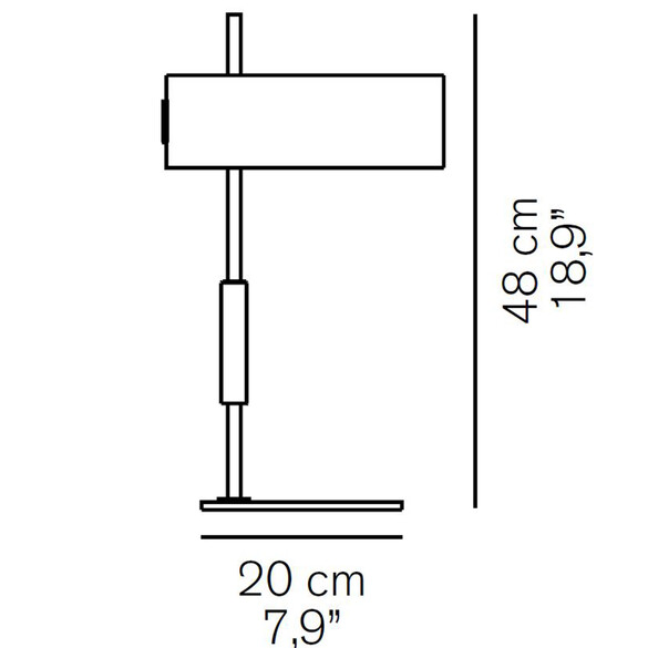 Oluce 1953 - 243/OR Tischleuchte