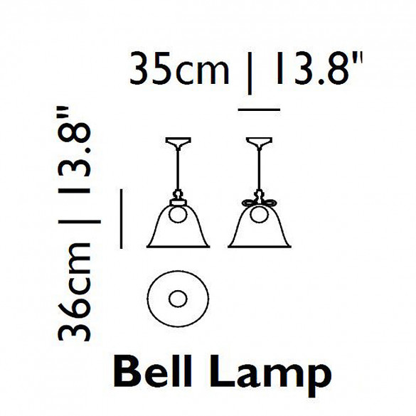 Moooi Bell Lamp Pendelleuchte  35 cm