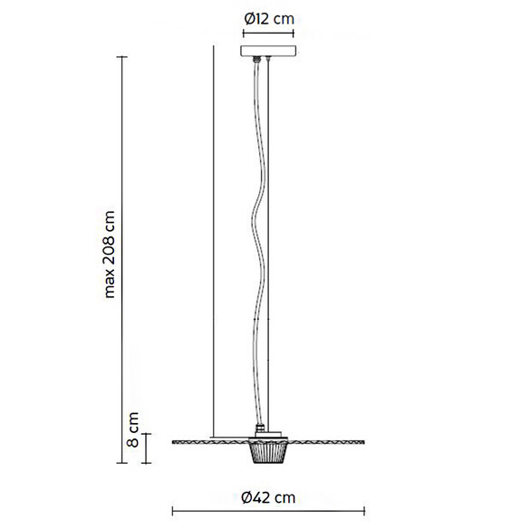 Karman GONZAGA LED-Pendelleuchte  42 cm - IN/OUTDOOR