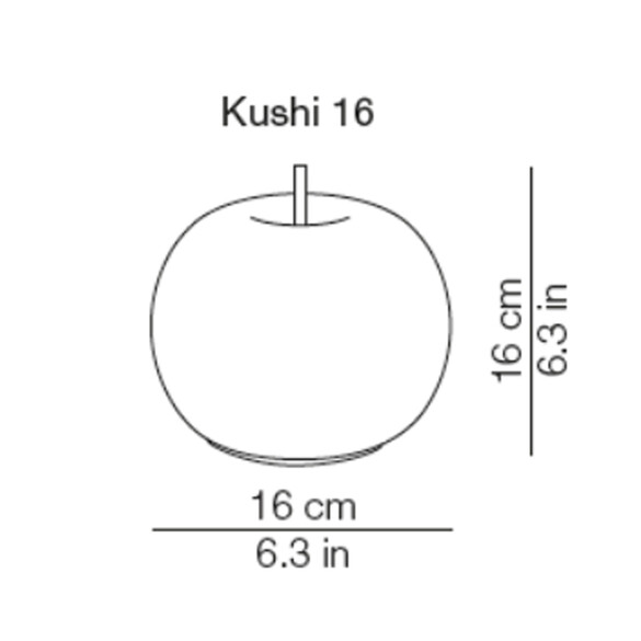 Kundalini KUSHI 16 Tischleuchte  16 cm