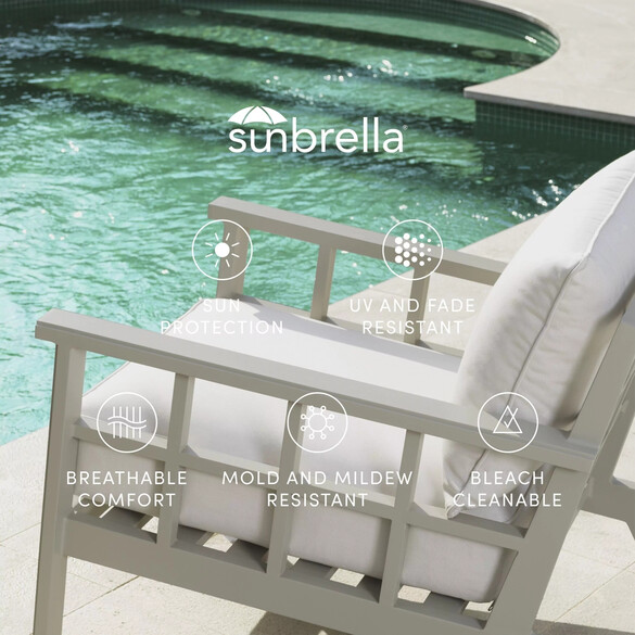 EICHHOLTZ Universal Seat Back Outdoor-Kissen, Sunbrella Canvas